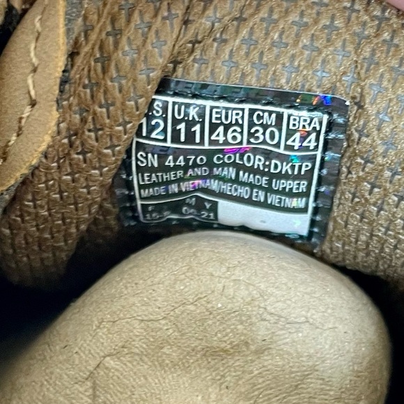 NWB Skechers Men's Size 12 Utility Leather Upper Lug Sole Outdoor Work Boots - Picture 7 of 9